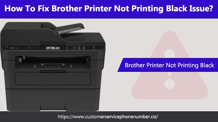 brother printer not printing black
