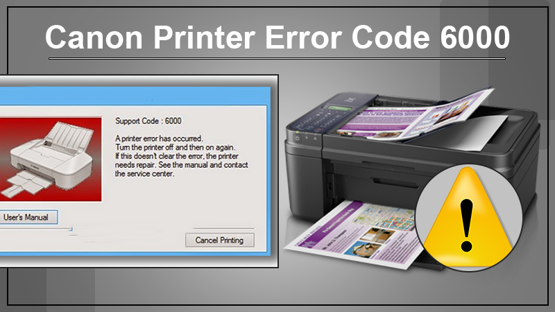 Potential Triggers and Fixes For Canon Printer Error Code 6000
